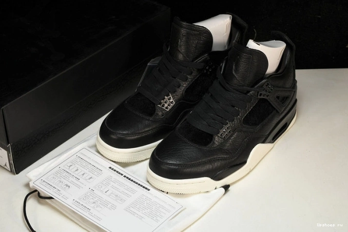  Pony Retro Black Jordan 4 Hair 819139-010 0919